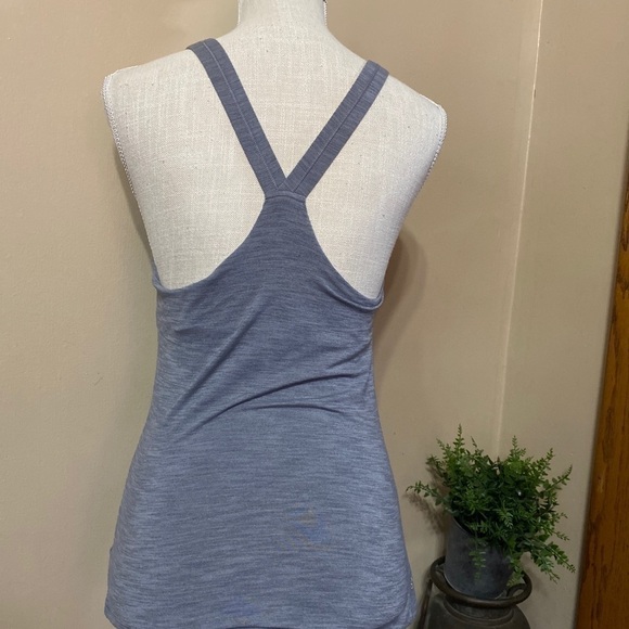 lot Of Two Athleta Fastest Track Ruched Tanks SzS - Picture 12 of 13